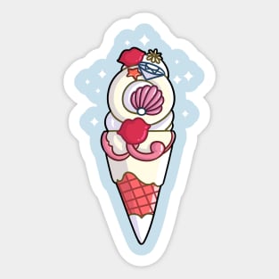 Bistopping ice cream Sticker